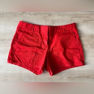J. Crew Red Chino Shorts